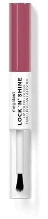 Wet n Wild Megalast Lock n' Shine, Dual-Ended Lip Color and Clear Gloss, Vitamin E and Jojoba Oil Enriched Formula, Pinky Promise Shade