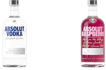 Absolut Vodka - 700 ml + Absolut Raspberri Vodka - 700 ml