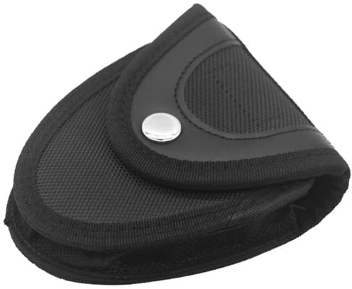 Yisawroy Funda portátil de nailon tácticamente universal para esposas, resistente al desgaste, cinturón de seguridad, grilletes de policía, funda para cinturón, accesorios de senderismo y caza