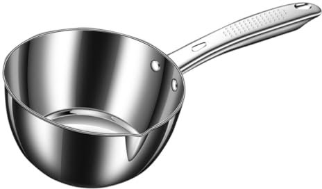 Mestolo per Acqua in Acciaio Inox, Manico, Argento