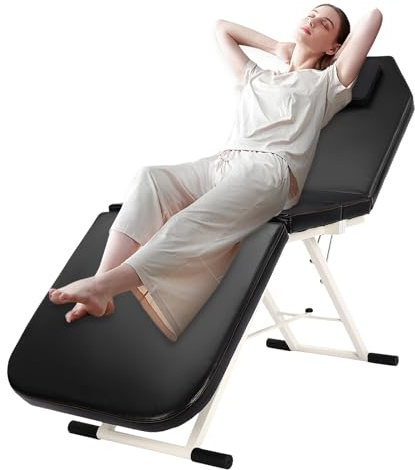 Loohacp 182cm Klappbar Therapieliege Kosmetikstuhl Massageliege Massagebank Kosmetikliege，Professionelle Klappbare Massageliege