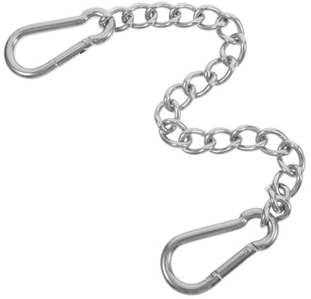 Supvox Edelstahl Kette 30cm X 4mm Outdoor Hängematte Stuhl Verlängerung Heavy Duty Hängen Kette Kit