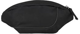 Satch Cross Easy Bauchtasche Hip Bag für Teenager mit zwei Fächern Pure Black - Schwarz