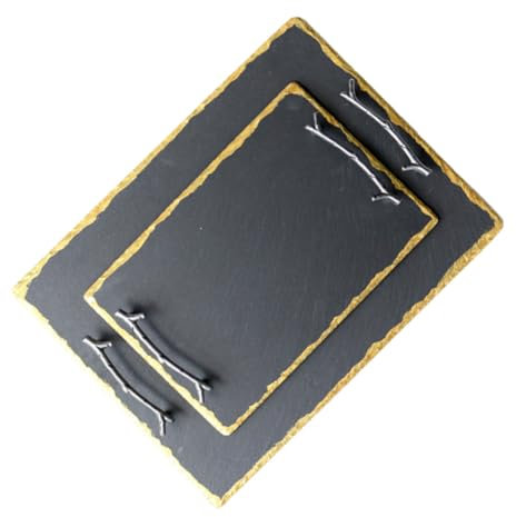 LIFKOME Plateau Poterie Rectangulaire Avec Poignées Assiette à Sushi Plateau à Nourriture Pour Buffet Ou Événements