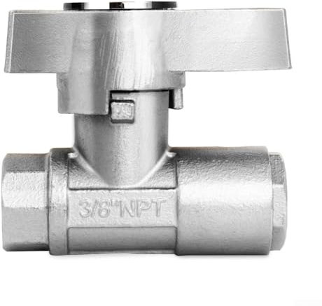 ARMYJY Pressure Washer Ball Valve,3/8 Inch Stainless Steel Quick Connect Shutoff Ball Valve High Pressure For Power Washer Hose