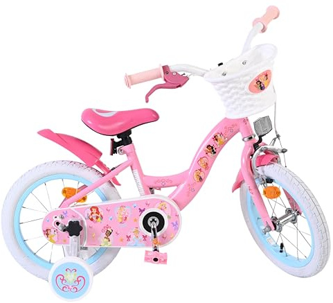 Volare Kinderfahrrad 12, 14, 16 Zoll für Mädchen und Jungen 3–6 Jahre – Offiziell Lizenziert mit Charaktermotiv – Stützräder, Rücktrittbremse und Handbremse