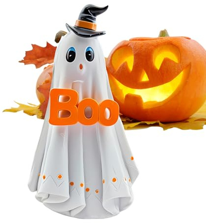 Figura de fantasma de Halloween, decoración exterior, jardín, decoración de Halloween, decoración de mesa para chimenea, casa, jardín, , camping, ventana