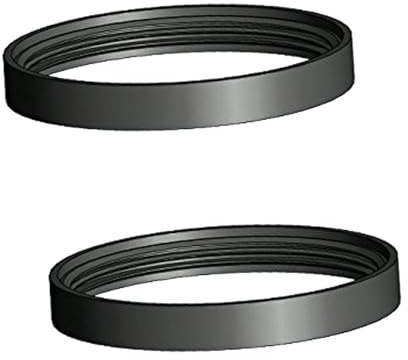 Lot de 2 Joint en Silicone Ø230 mm pour Tuyau de poêle Haute température | Compatible avec les tuyaux de poêles à bois, à granulés ou à pellets. Résiste à la chaleur jusqu'à 200 °C.