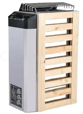 Chauffage de Sauna en bois 3,6 kw, poêle, générateur vapeur for usage domestique, four chauffage, équipement sec salle(Blue)