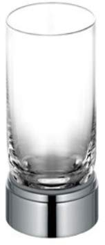 Keuco 14950179000 Plan Glashalter, Aluminium Silber-eloxiert/Chrom