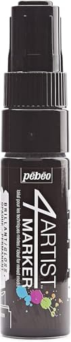 Pebeo 4Artist Marker, Oil Paint Marker, 8 mm - Black