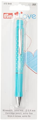 prymlove Polka Dot extrafeinen Kartuschen Bleistift, Kunststoff/Metall, türkis, 0,9 mm, 1 Stück (1er Pack)