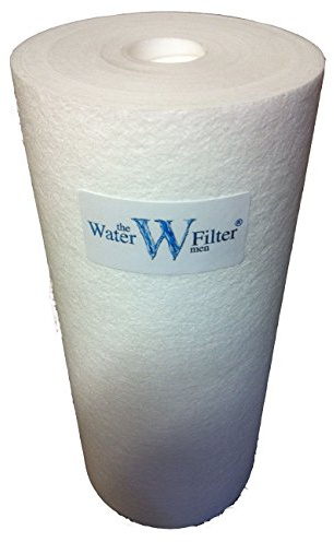 10 Jumbo PP Sediment Water Filter Cartridge 1 Micron Water Filter (10 x 4.5) for Sediment and Lime Filtration (Reverse Osmosis/Water Fed Pole/Hard Well Water Treatment)