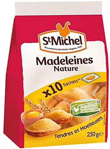 St Michel Madeleines Nature à emporter 250g (lot de 3)
