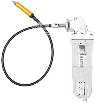 KATSU Flexible Angle Grinder Extension Shaft with 6mm Key Chuck 40 Inch, Multi-Purpose Polisher Accessory Adapter Attachment Tool 105047