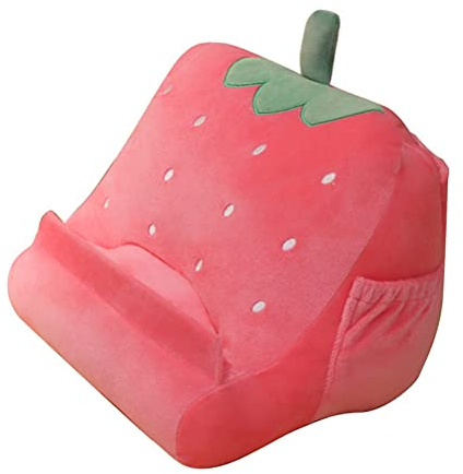 Akemaio Soporte de cojín multisuperficie para tableta, soporte para tableta de frutas, portátil, triangular, almohada de felpa suave, soporte de cojín para cumpleaños, vacaciones y Navidad