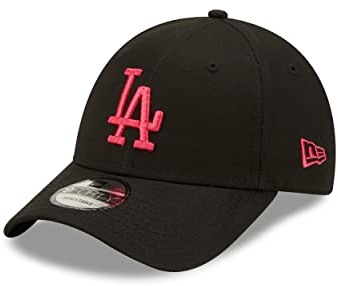 New Era Los Angeles Dodgers MLB League Essential Black 9Forty Adjustable Cap - One-Size