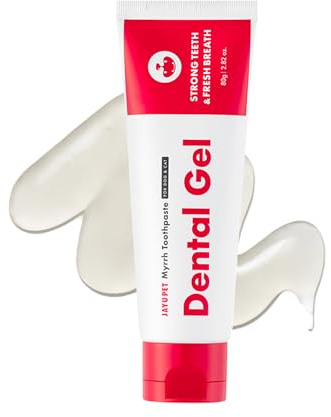 JAYU PET Dental Gel - Dentifricio per cani e gatti, rimuove placca e tartaro, pulisce i denti e rinfresca l'alito, cura dentale per cuccioli e gattini con approvazione veterinaria (2,82 once, 80 g)