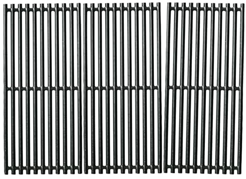 43,2 cm Grillroste für Charbroil Commercial Infrarot 463355220 463242516 463242515 466242615 463243016 463346017 3-Brenner Gasgrill, Gusseisen Grill Ersatzteile für Tru Infrarot GR 466-00 025-W1A | 463242515 463242516 463243016 463246018 463346017, 3 Gusseisenroste für Char-Broil Commercial/Signature G466-0025-W1A