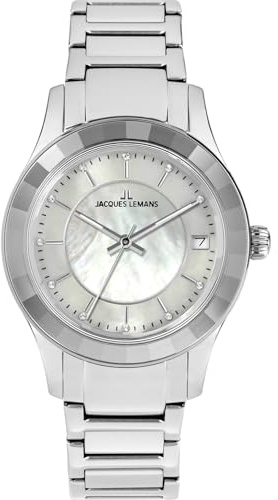 JACQUES LEMANS Damen-Uhren Analog Quarz