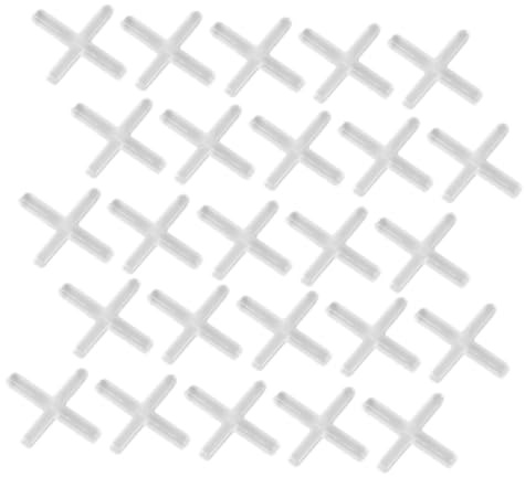 HOMSFOU 1000pcs Cross Shape Leveling Tile Spacers Thickness Ceramic Grout Spacers for Easy Installation and Efficient Tile Positioning Reusable Floor and Wall Tiling Tools