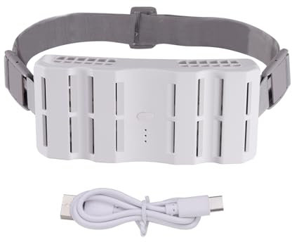 Ventilador portátil, recargable Personal Airflow Gadget, 6,69 x 2,95 x 1,38 pulgadas, 3 unidades, ventilación exterior, uso de viajes, fácil de usar para enfriar el dispositivo para el trabajo