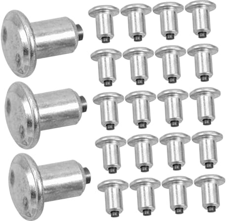 UKCOCO 100Stücke Winterreifenspikes Rutschfeste Spikes für Autoreifen Langlebige Reifenbolzenschraube für Motorräder Suvs und Atvs Sicherer Halt Glatten Oberflächen