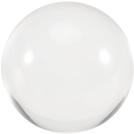 Lonrtesw Sfera di di Vetro Trasparente Un Colori Sfera Curativa Fotografia Oggetti di Scena Palla Decor 50Mm