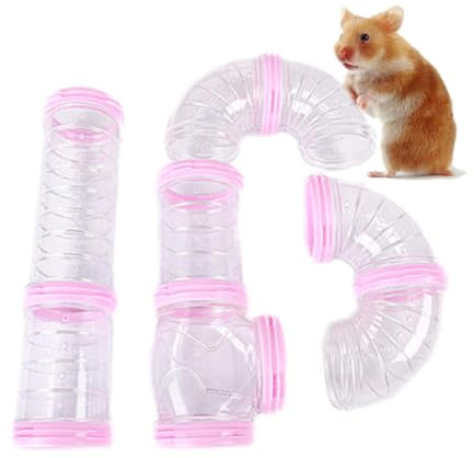 Tubi Per Animali Domestici Espandibili - Tubi Del Criceto Di Furetto, Set Di Collegabili, Durenti Durenti Roditori Di Forniture Resistenti Al Morso | Rete Flessibile Per Gerbilli, Ratti,