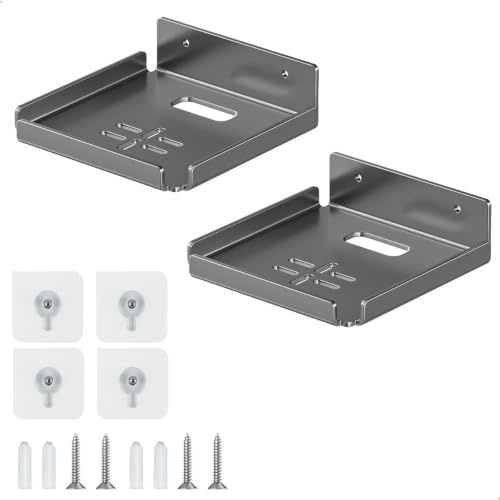 2 Piezas Soporte Camara Vigilancia, Universal Cámara Vigilância Interior Soportes Montado En Pared, para Interior Exterior Cámaras CCTV