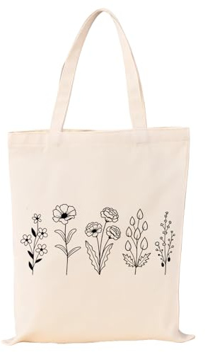 PIujsym Jutebeutel Bedruckt – Vintage jutebeutel 100% Baumwolle mit Esoterik One Line Art Stoffbeutel mit Spruch als Ästhetisches Accessoire, Modischer Jutebeutel in Retro-Design für Naturliebhaber