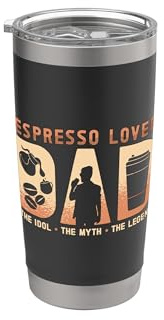 Espresso Lover Dad The Idol The Coffee Maker Espresso Lover Stainless Steel Insulated Tumbler