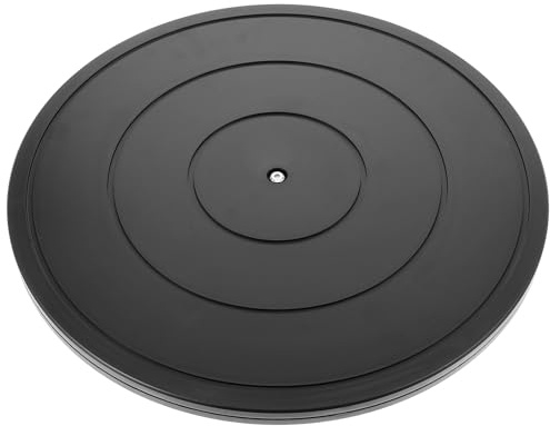 Luxshiny 360 Grad Drehbarer Drehteller aus Kunststoff mit 40cm Durchmesser Manuelle Töpferscheibe für Kunsthandwerk und Keramikarbeiten Beidseitig Rotierbar