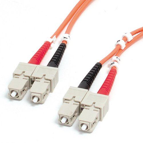 StarTech.com 2m Multimode Duplex Fiber Optic Cable SC-SC 2m Arancione cavo a fibre ottiche