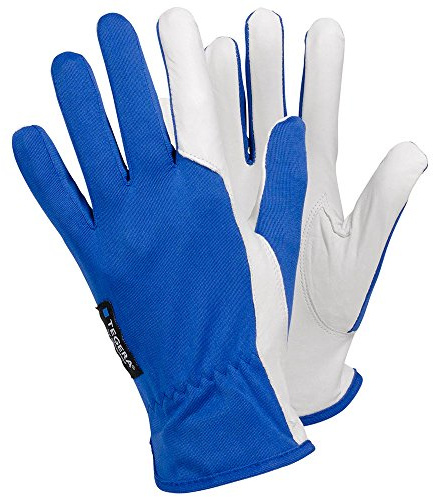 Ejendals Lederhandschuh Tegera 30, Größe 8, 1 Stück, blau/weiß, 30-8