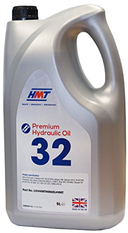 HMT Premium Hydraulic Oil 32 – 5 Litres | ISO VG 32 Anti-Wear Hydraulic Fluid for Industrial, Agricultural & Mobile Equipment | Oxidation Resistant, Anti-Foam, Corrosion Protection, HLP 32 Hydraulic