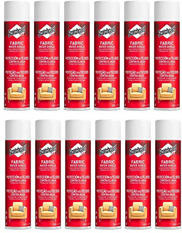 Scotchgard Fabric Water Shield Protector (12 x 400ml Cans)