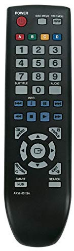 VINABTY AK59-00113A Télécommande de remplacement compatible avec Samsung Blu-ray Disc Player BD-D5300 BD-D5250C