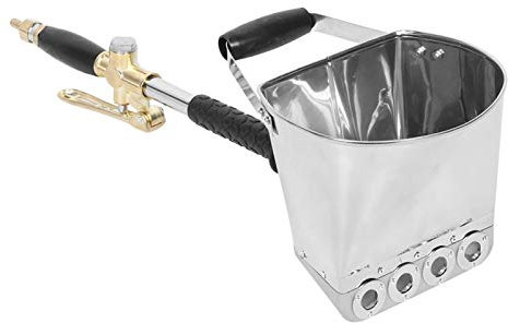 Stuck Sprayer Gips Sprühgerät, Aluminium Manuelle Wandfarbe Spritzpistole Wandmalerei Betonwerkzeug, Innen Außen Gips Sprühtrichter Trichter Wandmalerei Trichter Werkzeug, zum Streichen