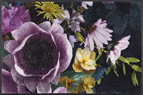 wash+dry Fußmatte, Anemone 50x75cm, innen und außen, waschbar