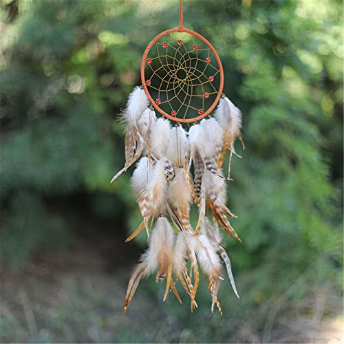 Hava Kolari Handgefertigt Traumfänger, Traumfänger Boho Federn Dream Catchers Mädchen Wandbehang Ornament für Wohnzimmer Wanddeko Schlafzimmer Dekoration Geschenk