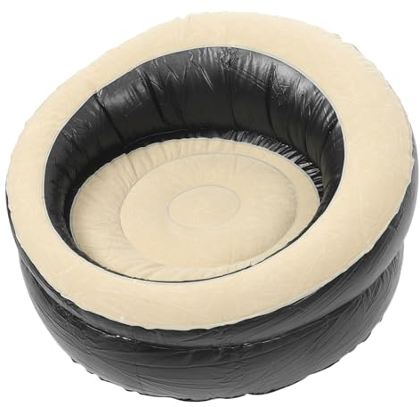 BESPORTBLE Faltbares Aufblasbares Sofa Verdicktes Platzsparendes Sofa Zum Aufblasen Faltbarer Hocker Für Haushalt