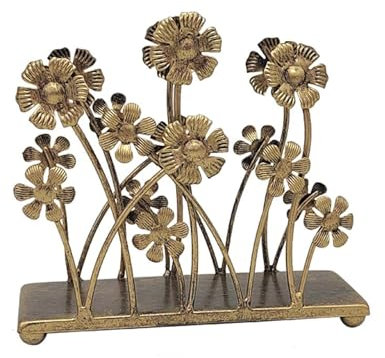 Yingbei Stehender Serviettenhalter aus Eisen mit Antik-Bronze-Finish – Tischserviettenhalter für Papierservietten, Cocktail-Serviettenhalter