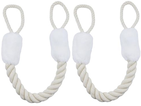 GDJIAJT 2Pcs Türstopper Klinke - Baumwolle Türkordel Klemmschutz für Türen und Haustiere & Kinder Fingerschutz
