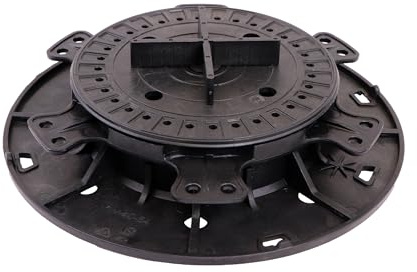 Gartenwelt Riegelsberger Plattenlager PRO 40-64 mm 1 Karton (10 Stück) | Stelzlager höhenverstellbar für Keramik-, Stein-, Betonplatten & Fliesen | Belastbarkeit bis zu 1000 kg
