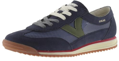 victoria Zapatillas Saturno 1158106 | Rejilla & Piezas Serraje Al Tono & Suela Sierra para Hombre