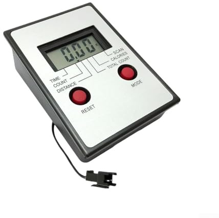 Moniteur de vélo d'appartement, compteur de vitesse de rameur, avec écran LCD, pour vélos d'appartement, rameur, vélo stationnaire et plus encore