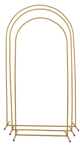 Arco Palloncini Struttura 3 pezzi di supporto for sfondo ad arco for matrimonio in metallo, accessori for supporto ad arco for palloncini, decorazioni for sfondo for feste di compleanno e anniversario