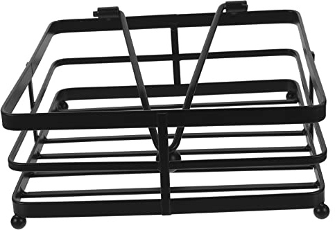 GRIRIW Dispensador de Servilletas de Hierro Negro para Mesa, Organizador Ligero y Duradero Diseño Creativo para Casas y Hoteles