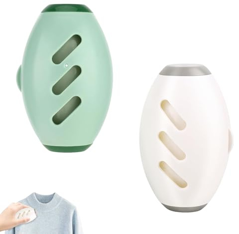 2 Piezas Pelota de Rodillo de Pelusa Reutilizable Lavable Quitapelusas Bola de Gel Adhesiva Portátil Rodillo Quitapelusas para Ropa, Pelo de Mascotas, Viajes